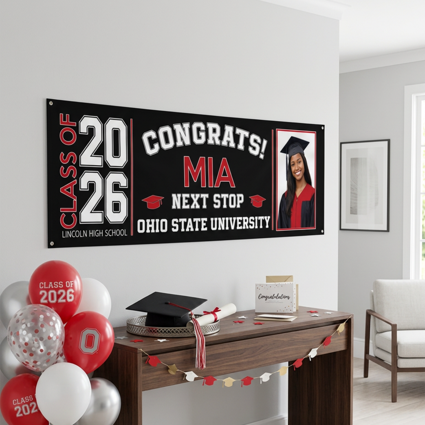 Custom Graduation Vinyl Banner