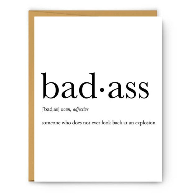 Badass Definition - Everyday Card