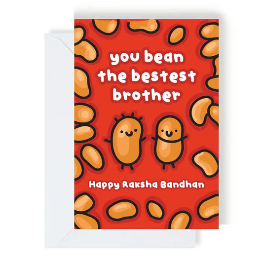 Bean Brother Raksha Bandhan/Rakhi Day Greeting Card