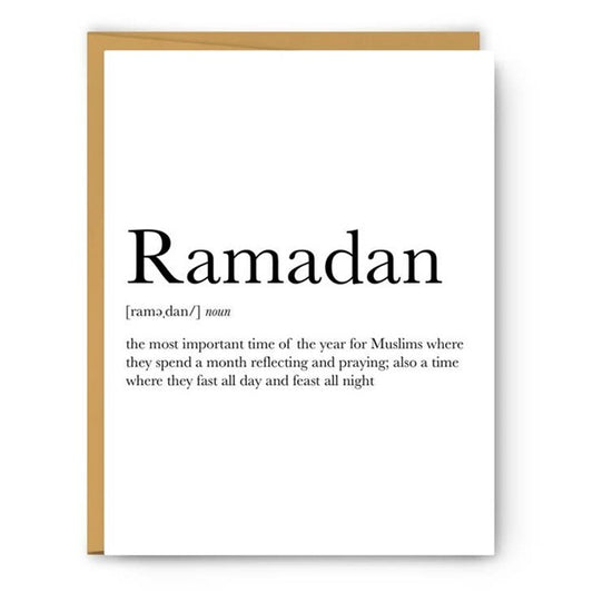 Ramadan (Feast) Definition - Eid & Ramadan Card