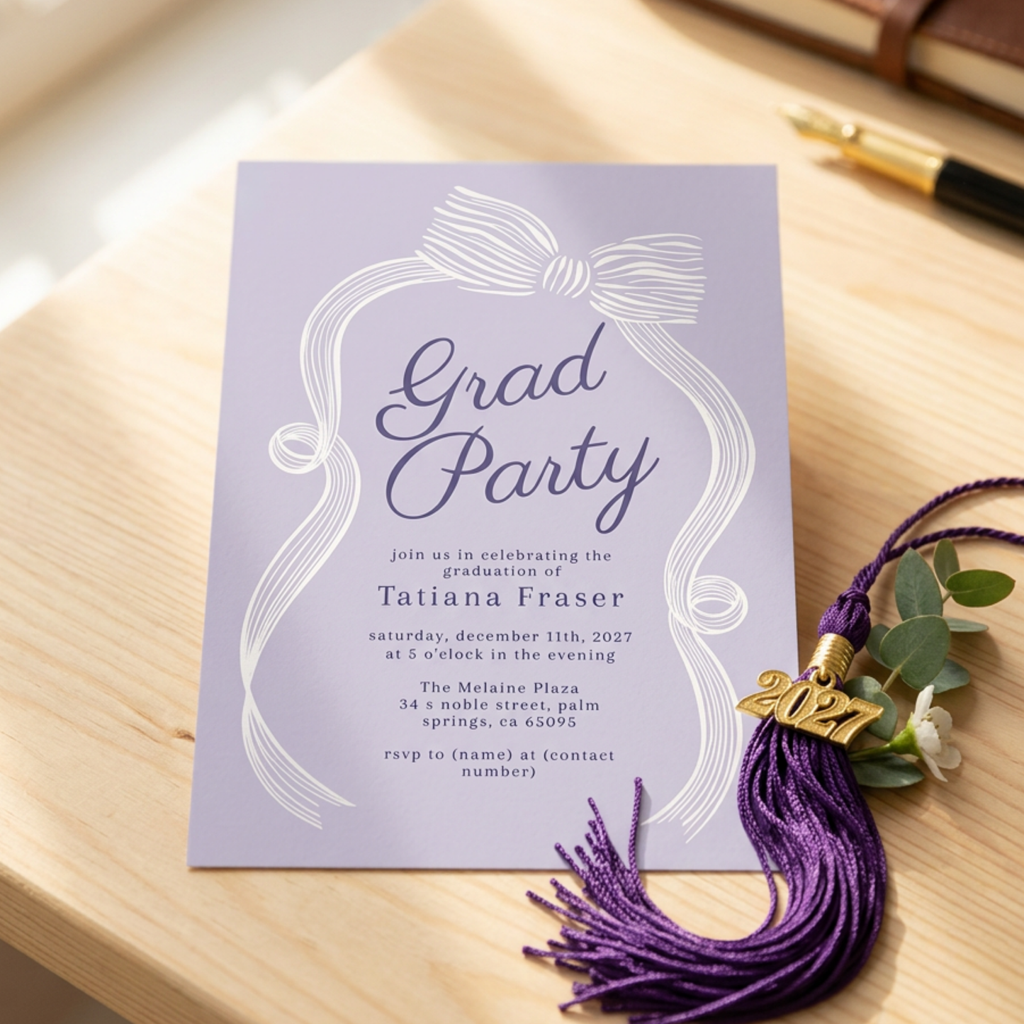 Custom Graduation Party Invitation - Set of 100