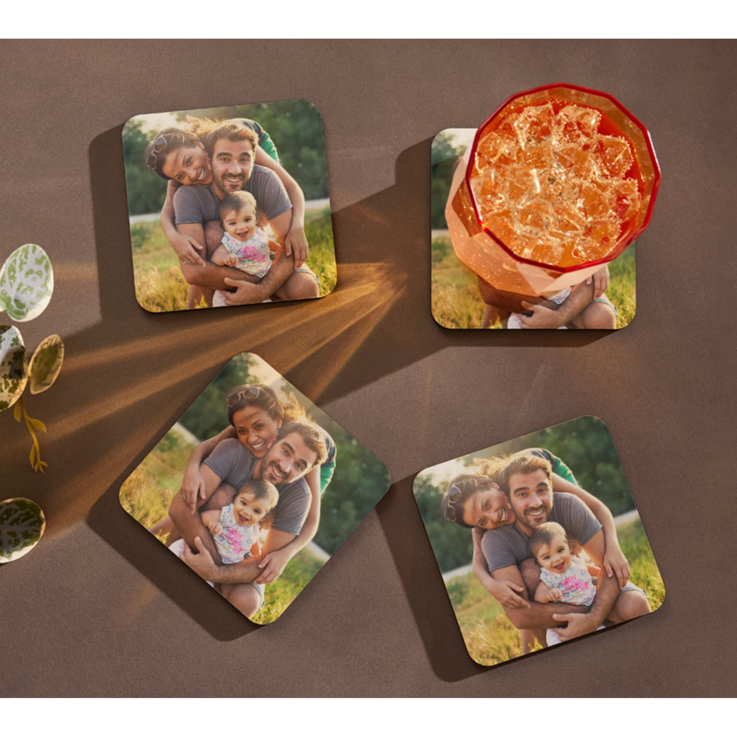 Custom Photo Coasters - Set of 4