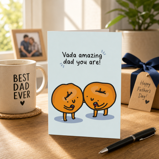 Vada Amazing Dad Greeting Card