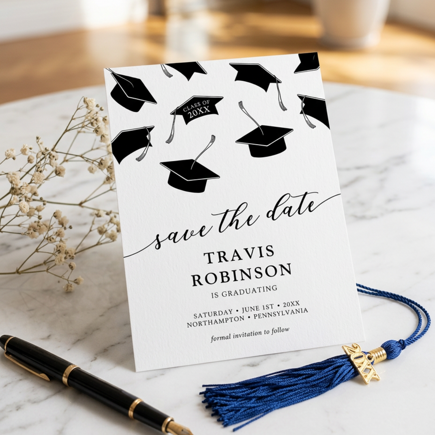 Custom Graduation Party Invitation - Set of 100