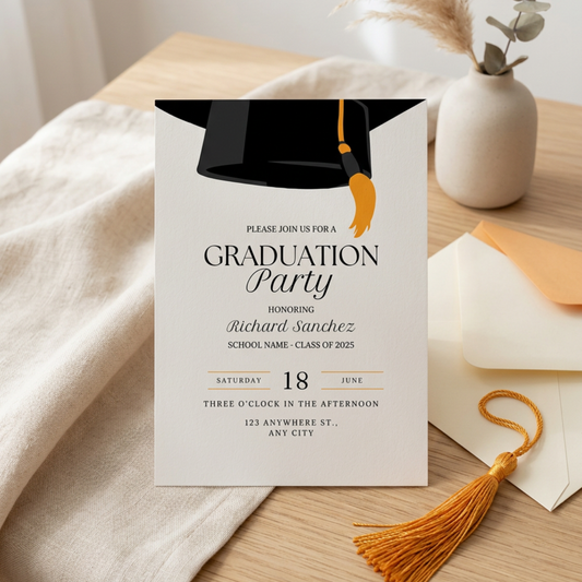 Custom Graduation Party Invitation - Set of 100