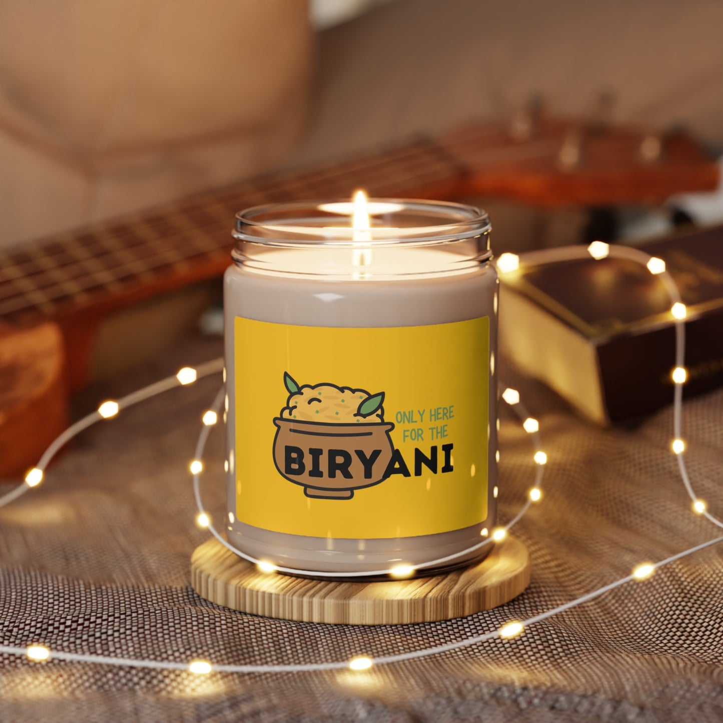 Only Here For The Biryani Soy Candle, 9oz