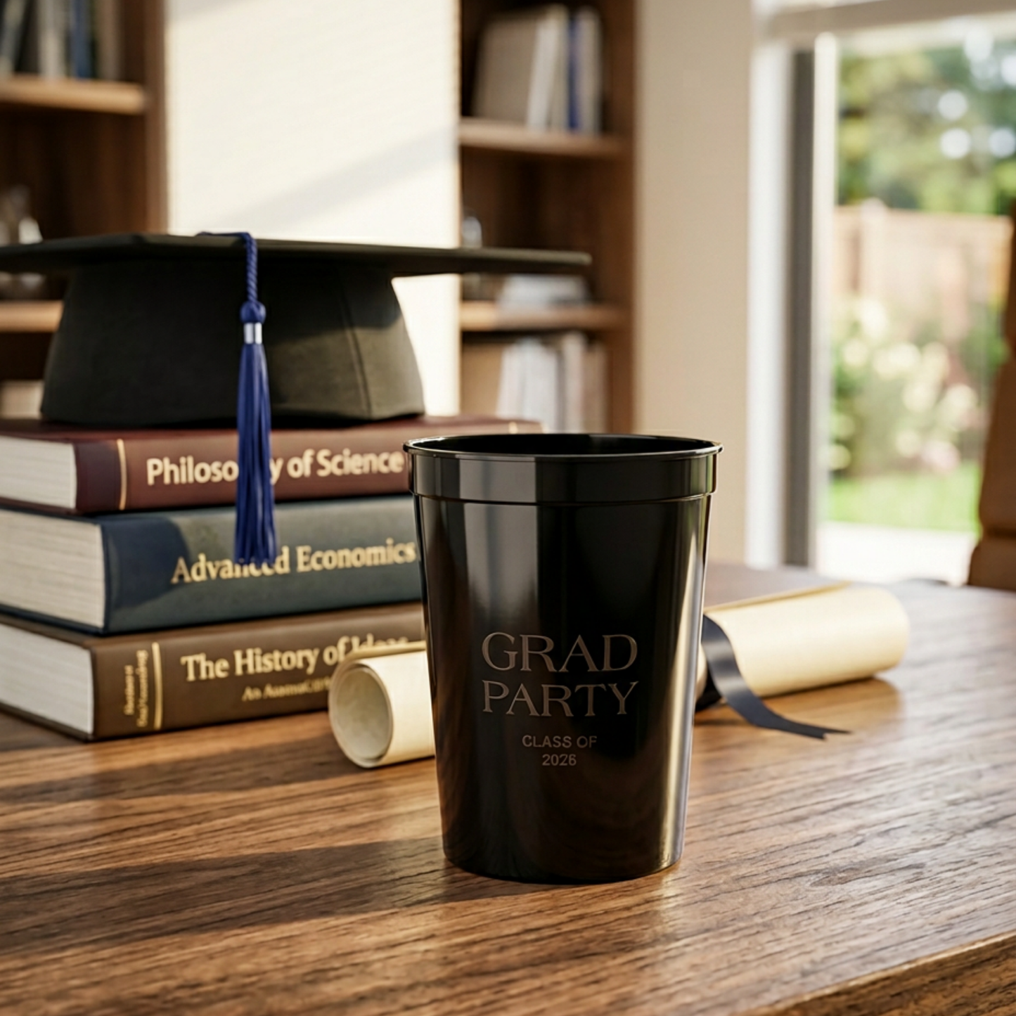 Custom Graduation Stadium Cups - Set of 50