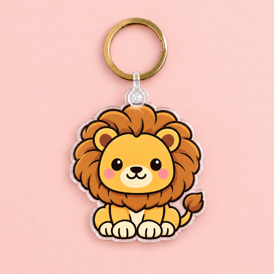 Sher Lion Acrylic Keychain 3"