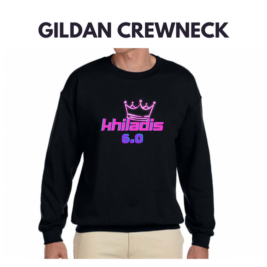 Khiladis 6.0 Gildan Crewneck - Black