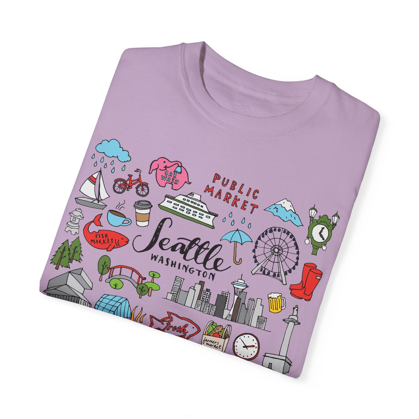 Seattle Illustrated T-Shirt