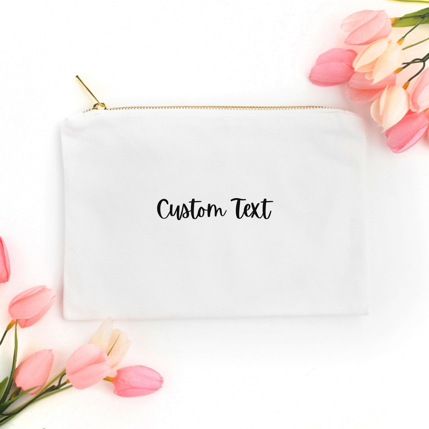 Custom Text - Makeup Bag