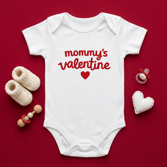 Mommy's Valentine Baby Onesie (Newborn)