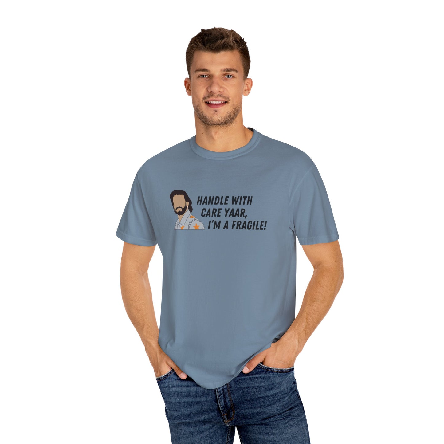 Handle with Care I'm a Fragile! Rocky Randhawa T-Shirt