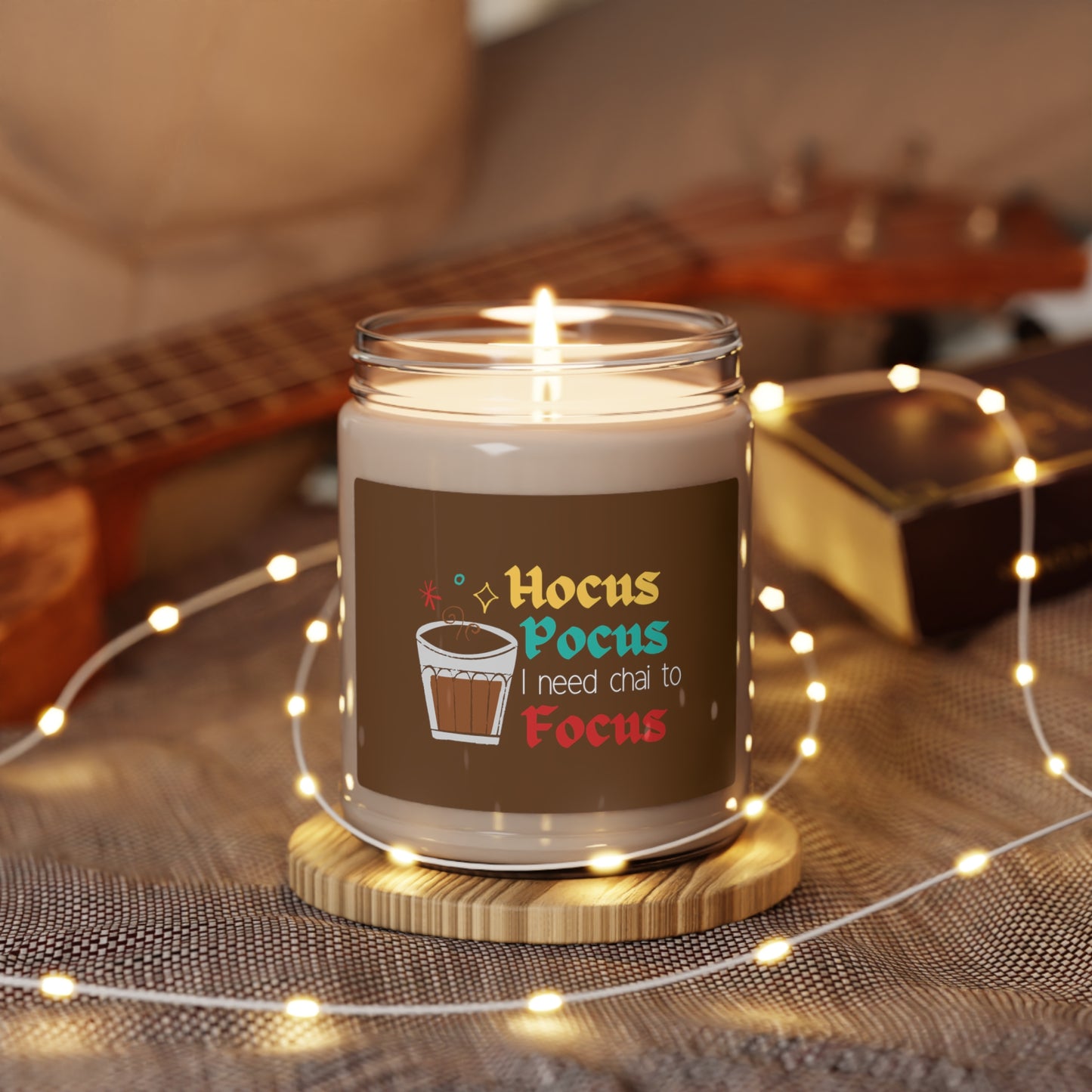 Hocus Pocus I Need Chai To Focus Soy Candle, 9oz