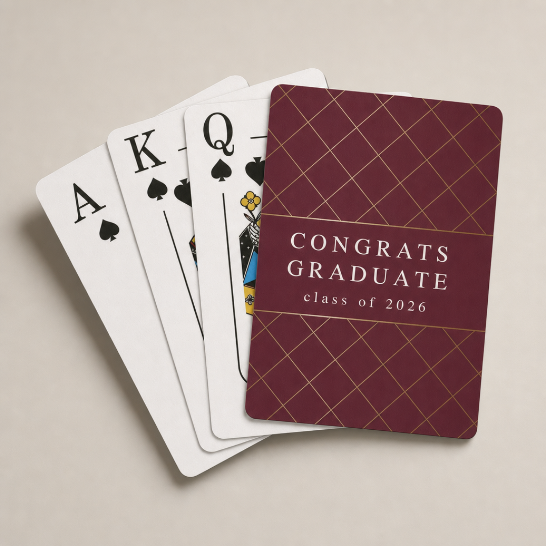 Custom Graduation Playing Cards