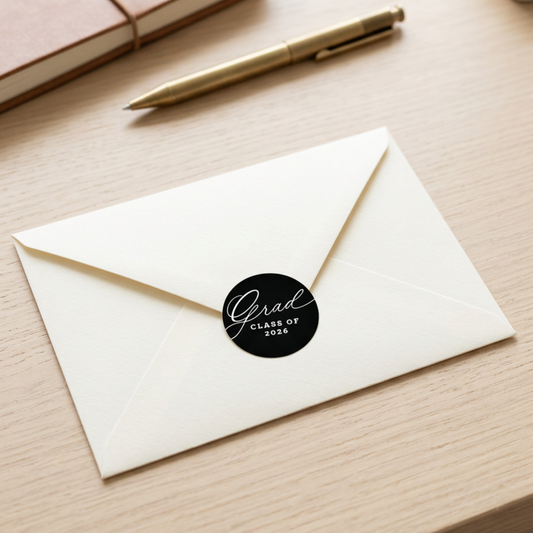 Custom Graduation Envelope Seals - Set of 24