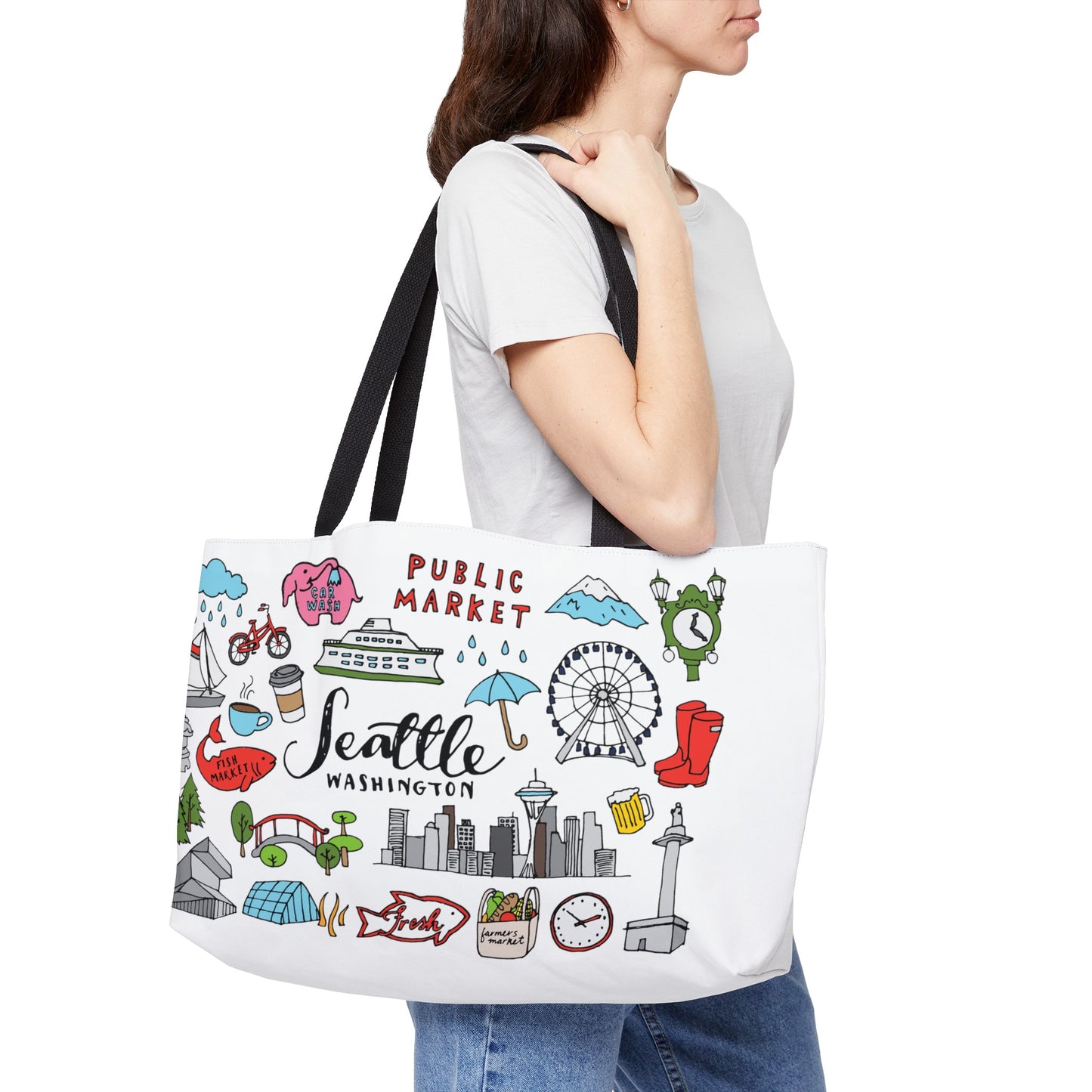 Seattle Weekender Tote Bag