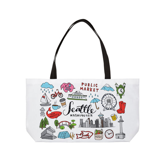 Seattle Weekender Tote Bag