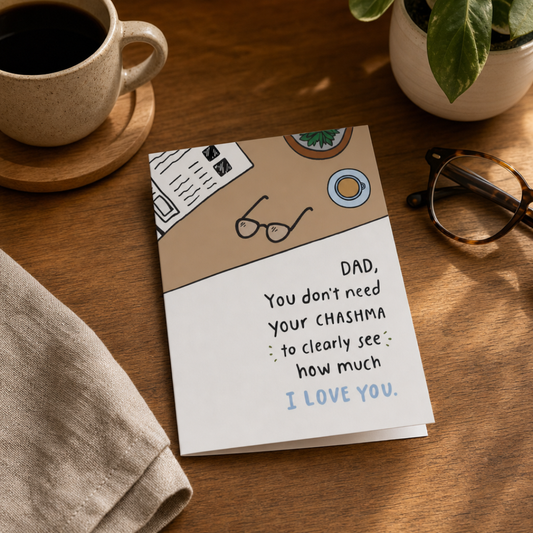 Dad'S Chashma Card