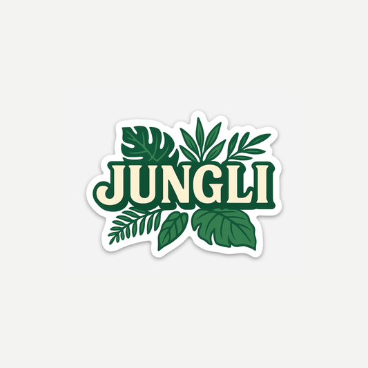 Jungli Sticker (3" x 2.25")