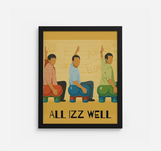 “All Izz Well” 16x20 Framed Print