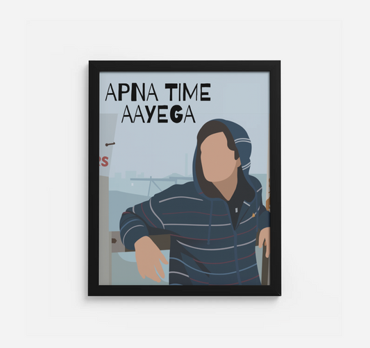 Gully Boy “Apna Time Aayega” 16x20 Framed Print