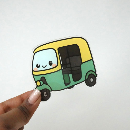 Auto Rickshaw Acrylic Magnet – SD Exclusive