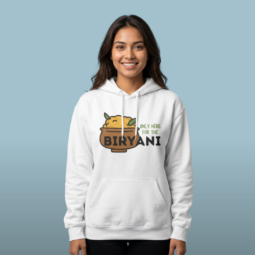 Only Here For The Biryani Hoodie