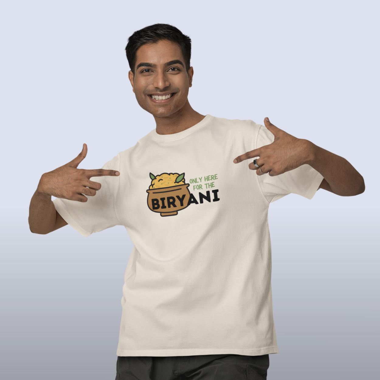 Only Here For The Biryani Tee