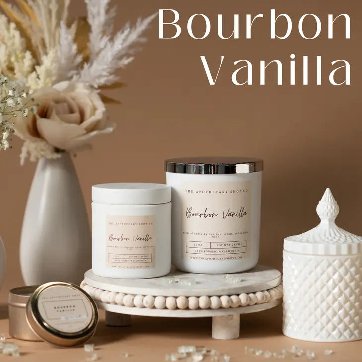 Bourbon Vanilla Soy Wax Candle