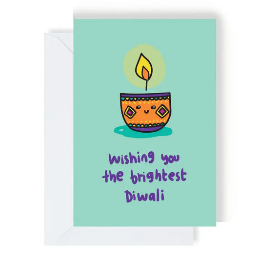 Wishing You the Brightest Diwali Greeting Card