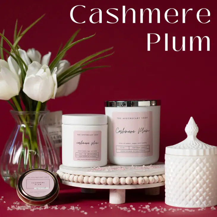 Cashmere Plum Soy Wax Candles