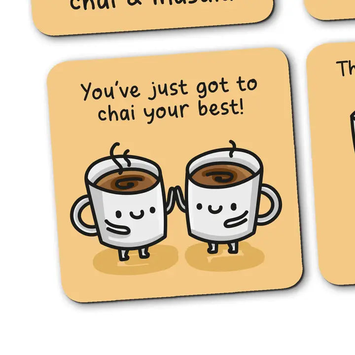 Chai Your Best Coaster