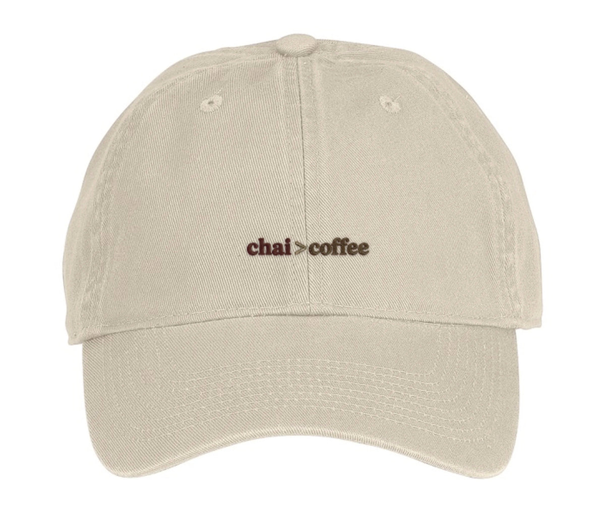 "Chai > Coffee" Baseball Cap – SD Exclusive