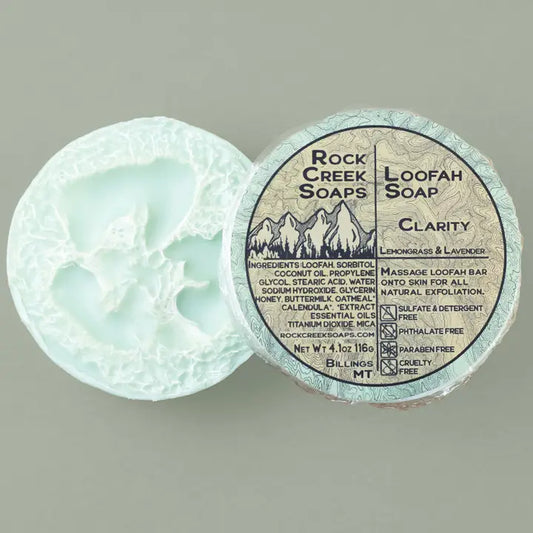 Clarity Loofah Soap | Lemongrass & Lavender Essential Oil