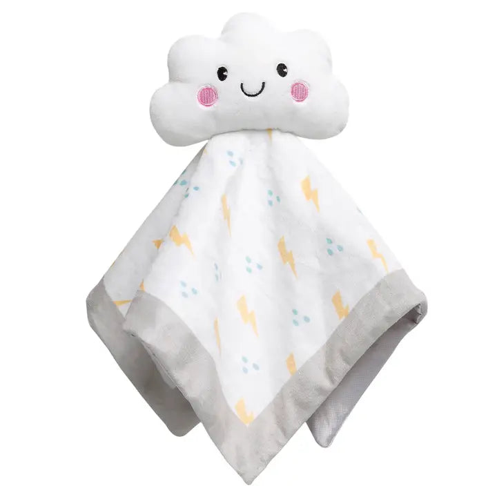 Cloud Baby Lovey Blanket, White