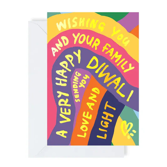 Wishing You A Colourful Diwali Greeting Card