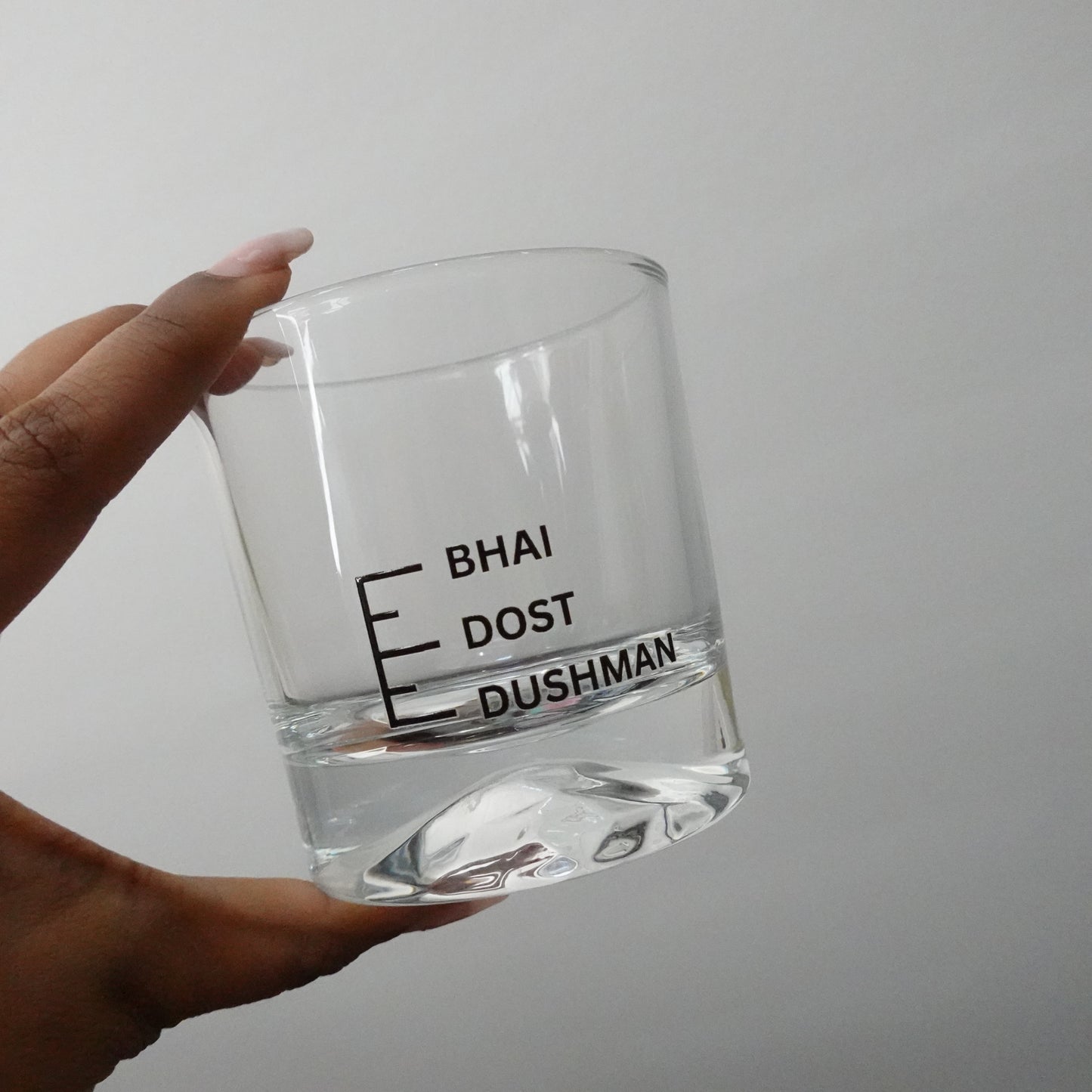 Bhai Dost Dushman Whiskey Glass
