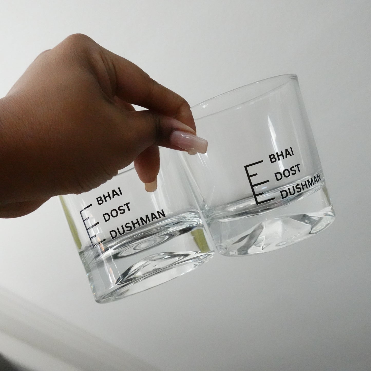 Bhai Dost Dushman Whiskey Glass