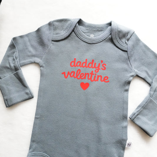Daddy's Valentine Baby Onesie (0-3 mo)