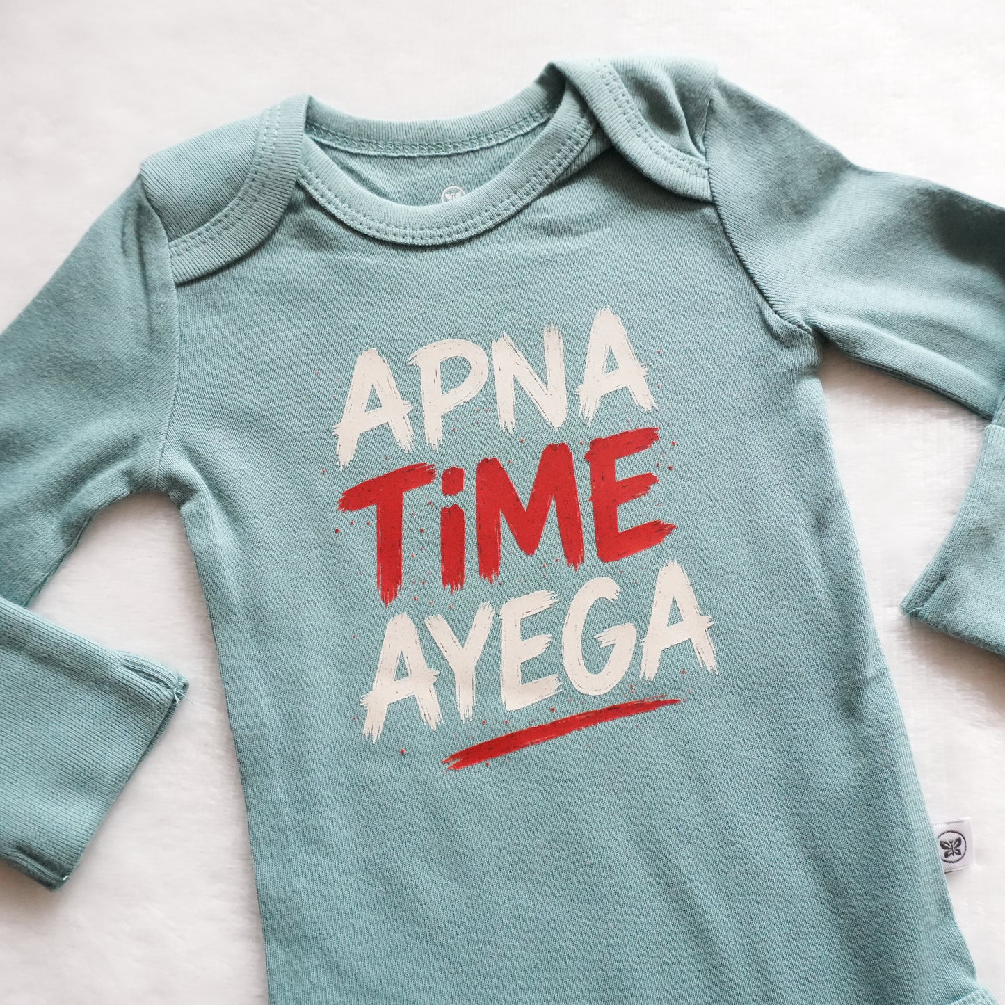 Apna Time Ayega Baby Onesie (0-3 mo)