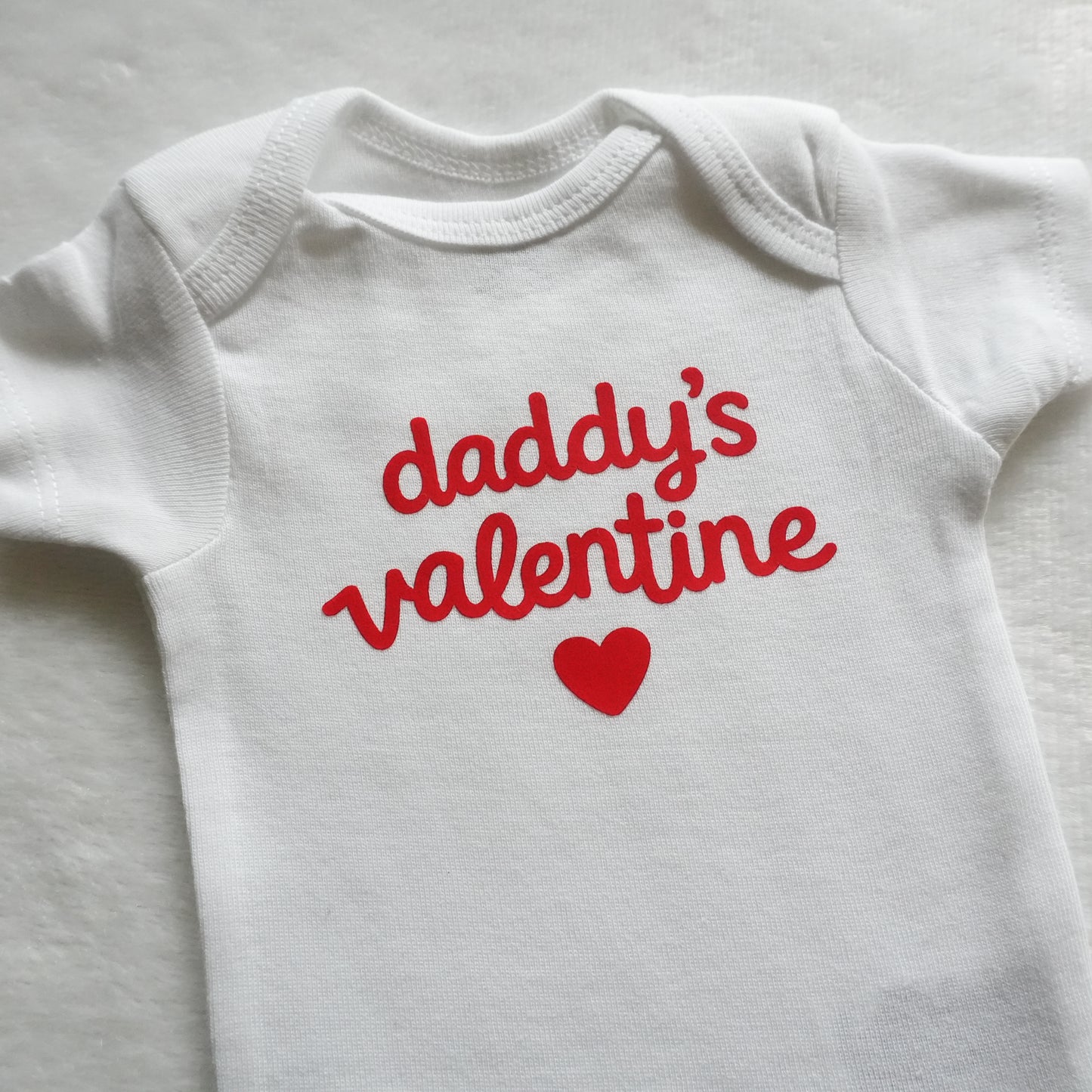 Daddy's Valentine Baby Onesie (newborn)
