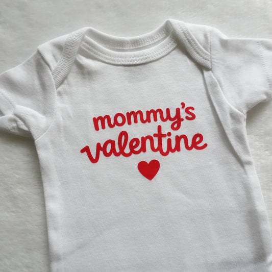 Mommy's Valentine Baby Onesie (newborn)