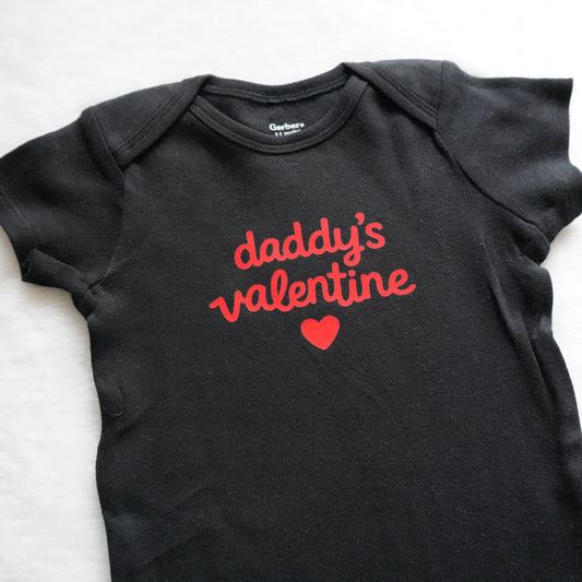 Daddy's Valentine Baby Onesie (0-3 mo)