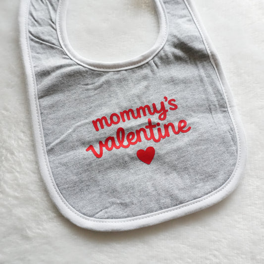 Mommy's Valentine Baby Bib