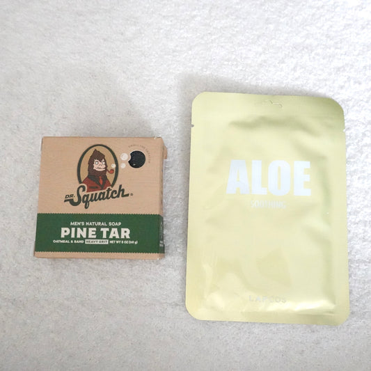 The Rugged Reset Kit – Dr. Squatch Pine Tar Soap + Lapcos Aloe Mask
