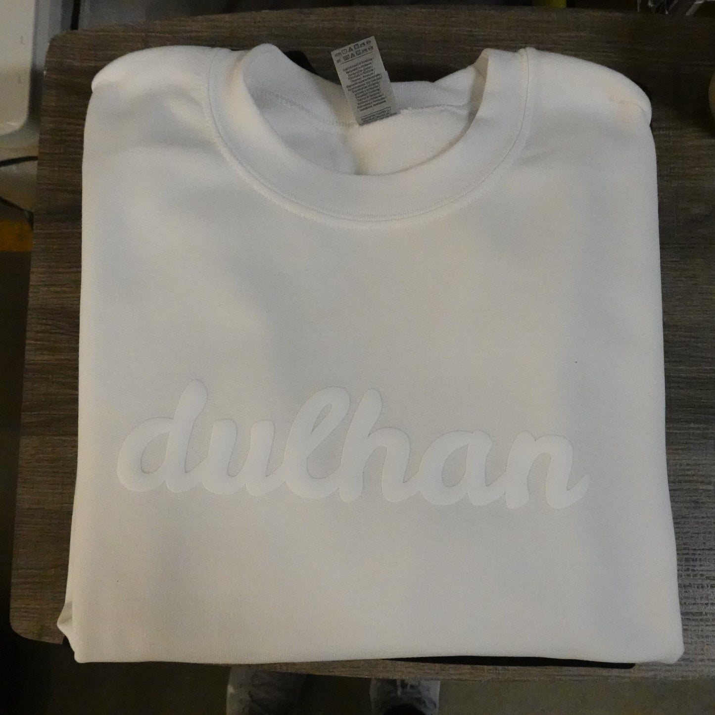 DULHAN Puff Print Crewneck