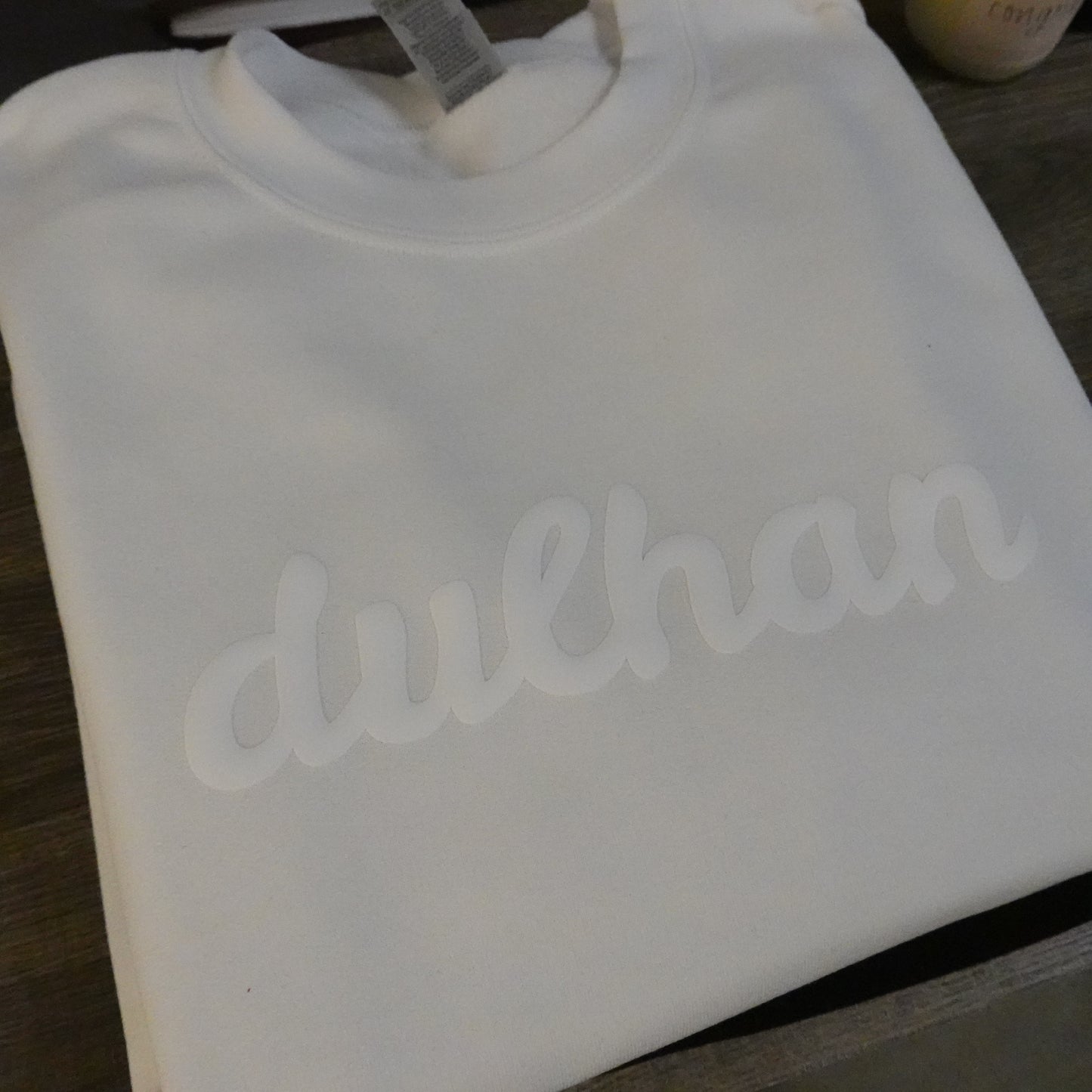 DULHAN Puff Print Crewneck