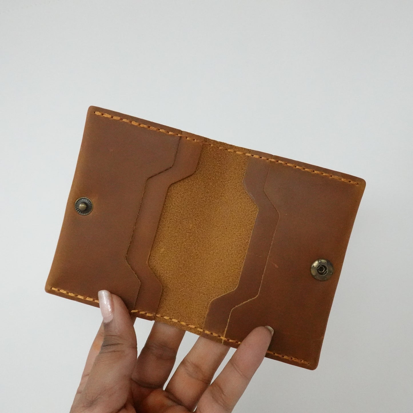 Genuine Leather Slim Card Case Wallet