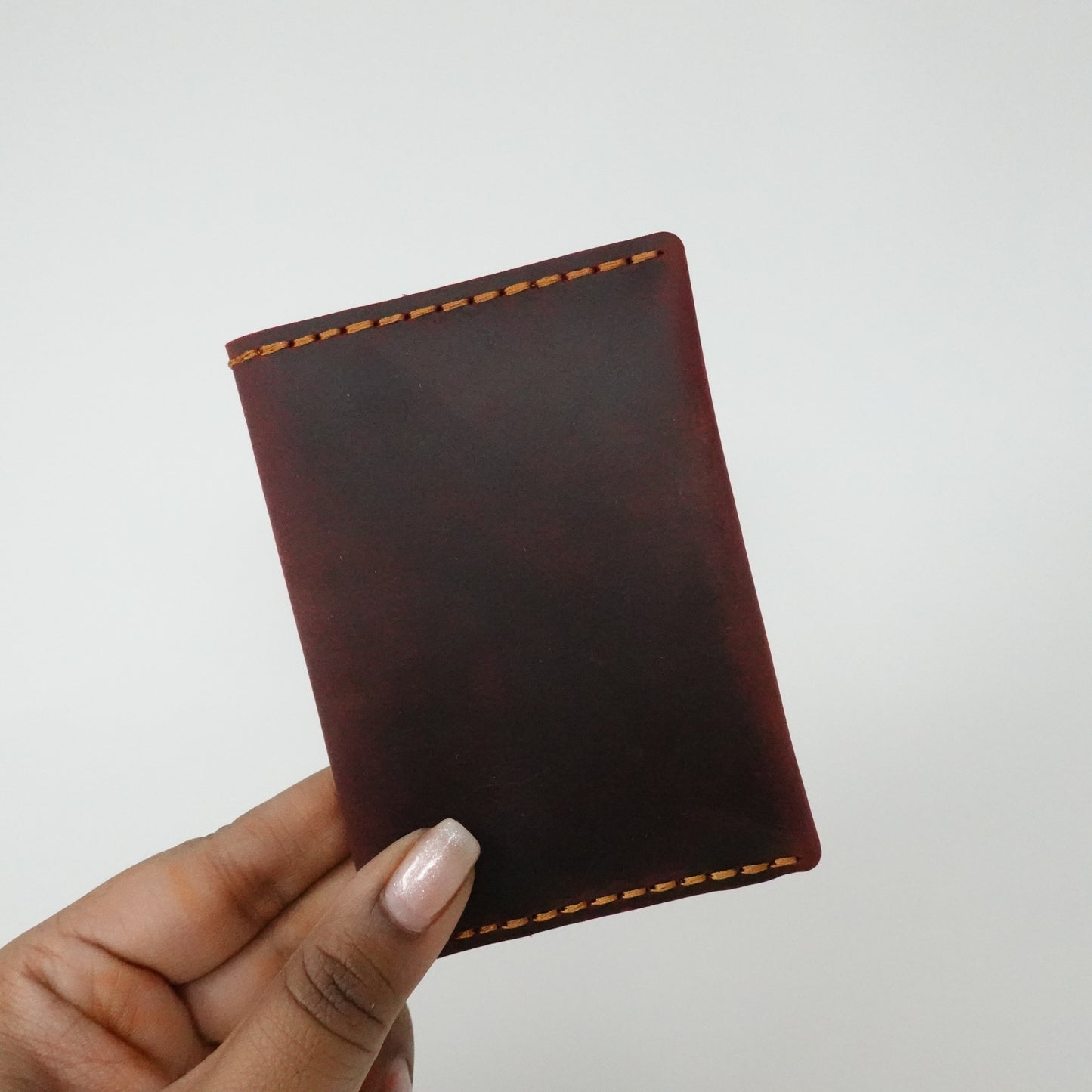 Genuine Leather Slim Card Case Wallet